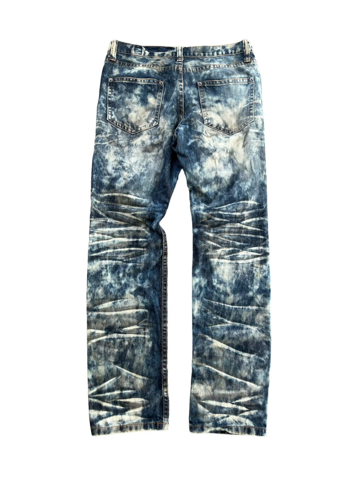 If Six Was Nine SEMANTIC DESIGN JAPANESE DENIM FADED WASHED JEANS Size US 32 / EU 48 - 2 Thumbnail