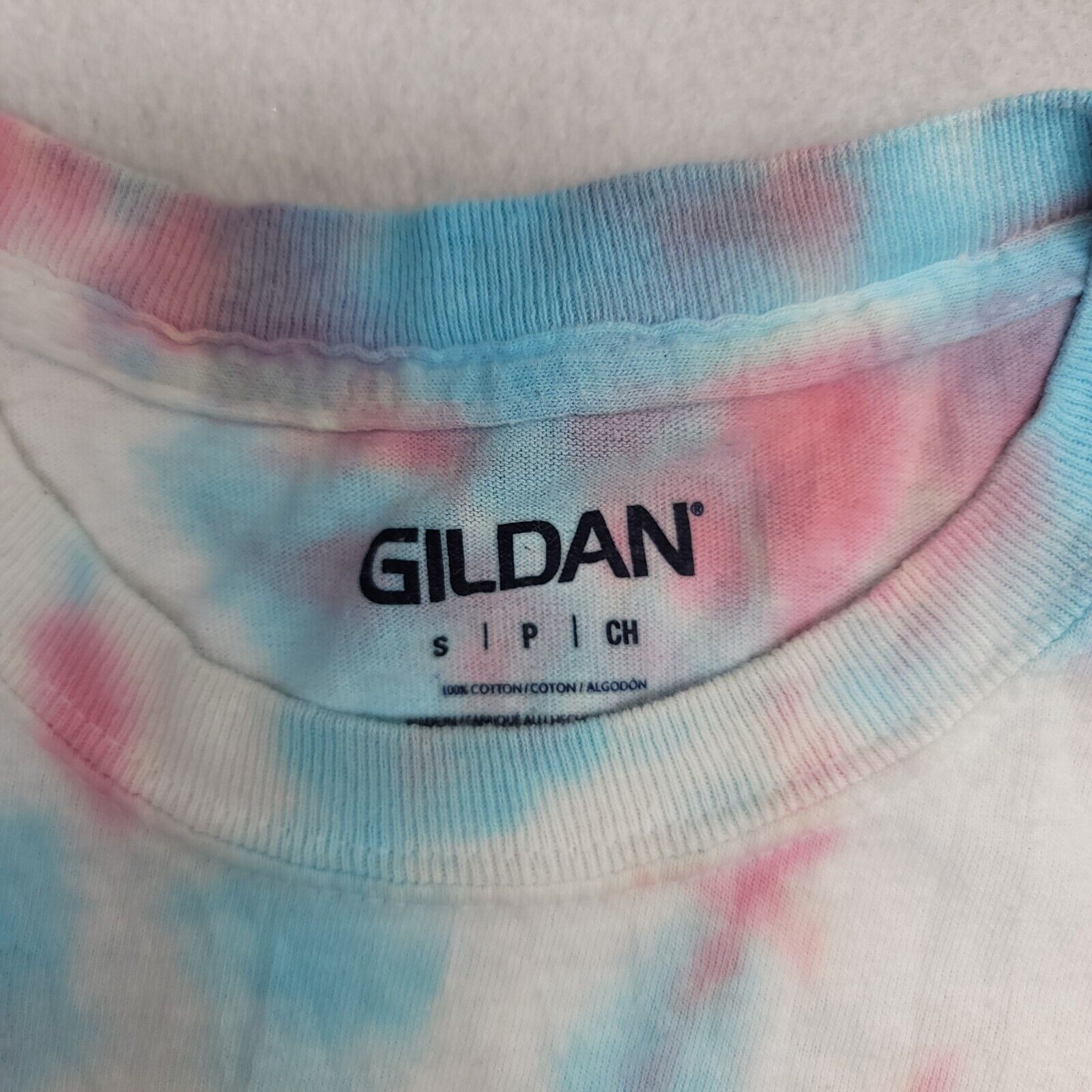 American Eagle Outfitters Gildan Casual Pullover T Shirt Womens Size S Blue Tie-Dye Size S / US 4 / IT 40 - 3 Thumbnail