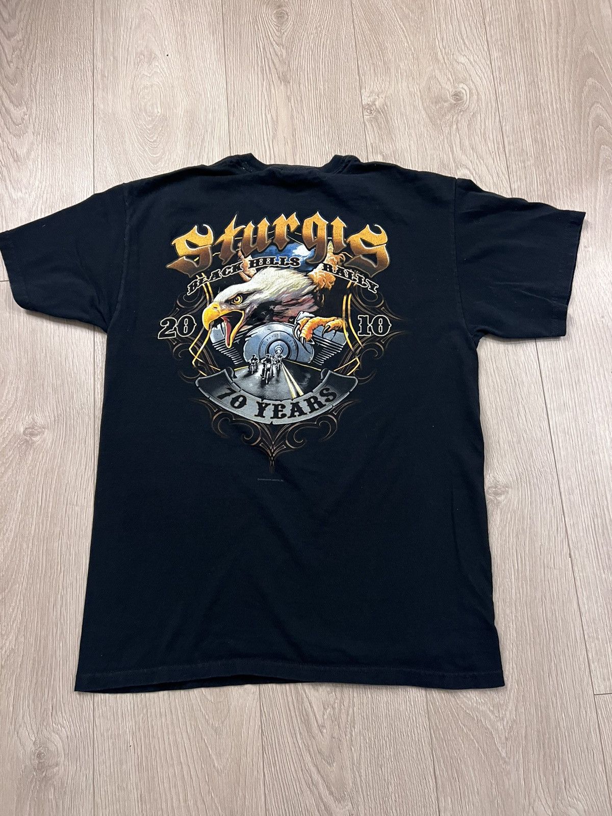 Vintage Vintage Sturgis Black Hills Rally Motorcycle Biker T Shirt Size US M / EU 48-50 / 2 - 1 Thumbnail