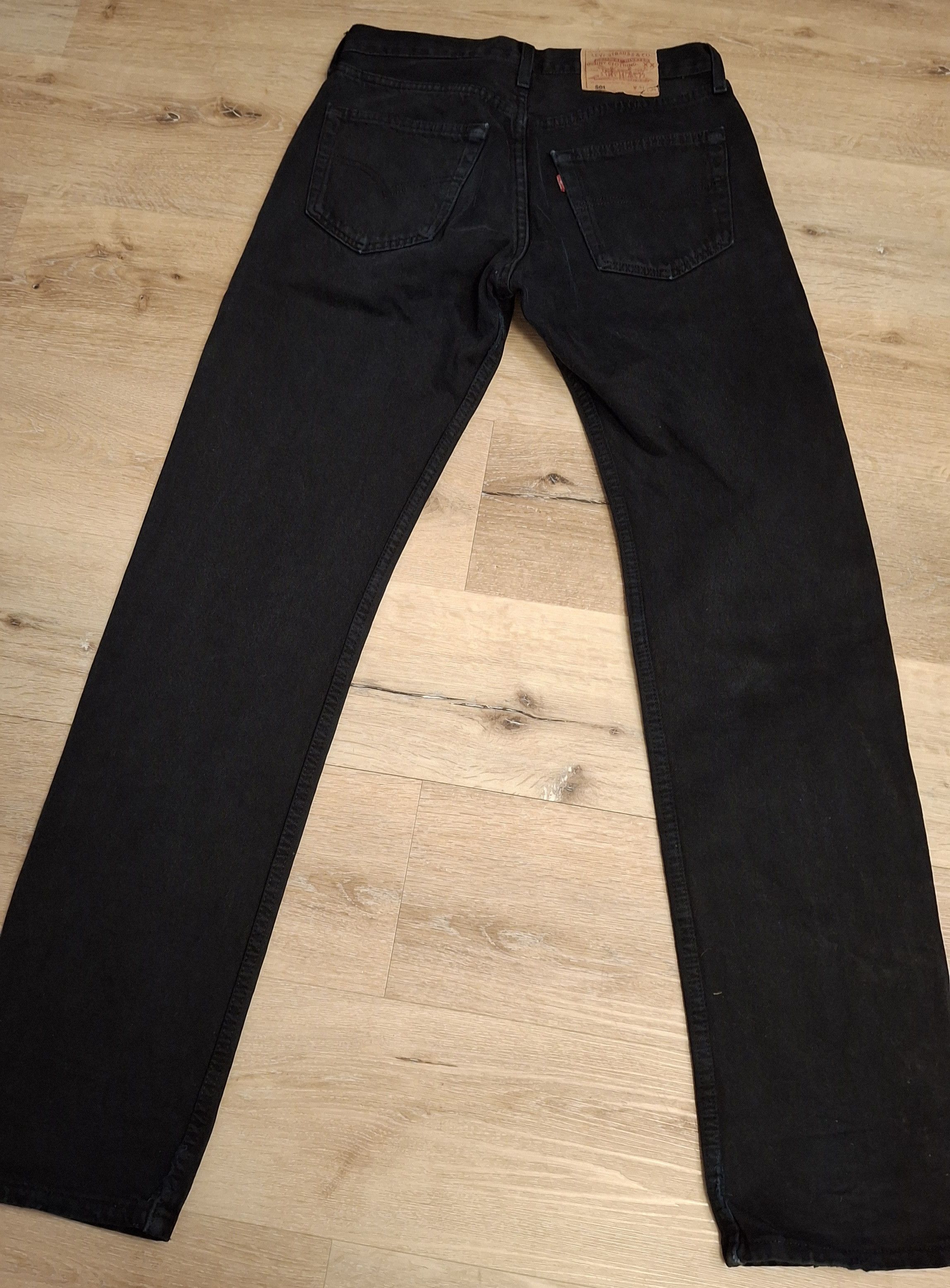 Levi's Vintage Levi’s 501 Black Jeans W31 L34 Made in Poland Size US 31 - 5 Thumbnail