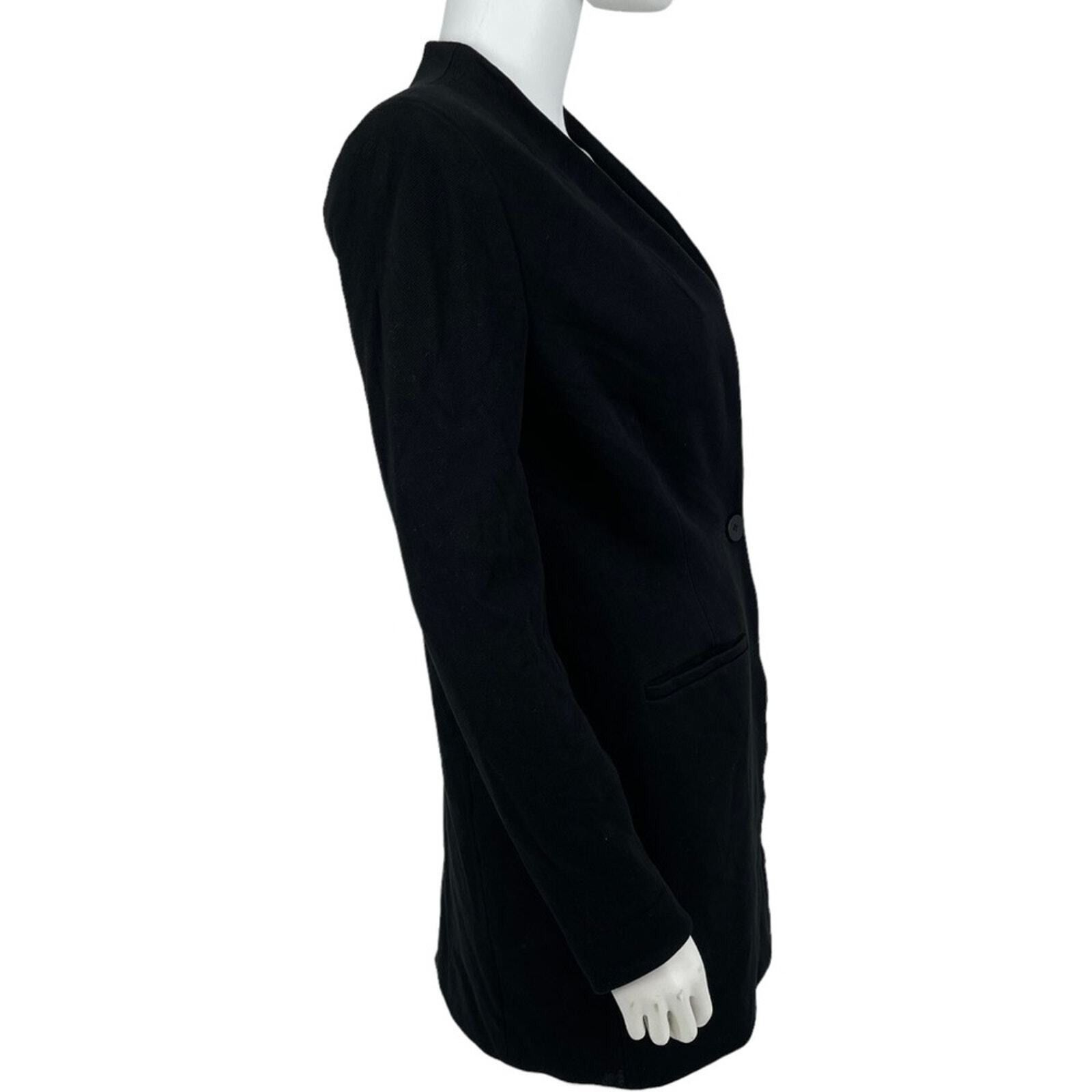 Madewell Madewell Blazer Suit Size 8 Deep V Neck Single Button Black Size M / US 6-8 / IT 42-44 - 7 Thumbnail