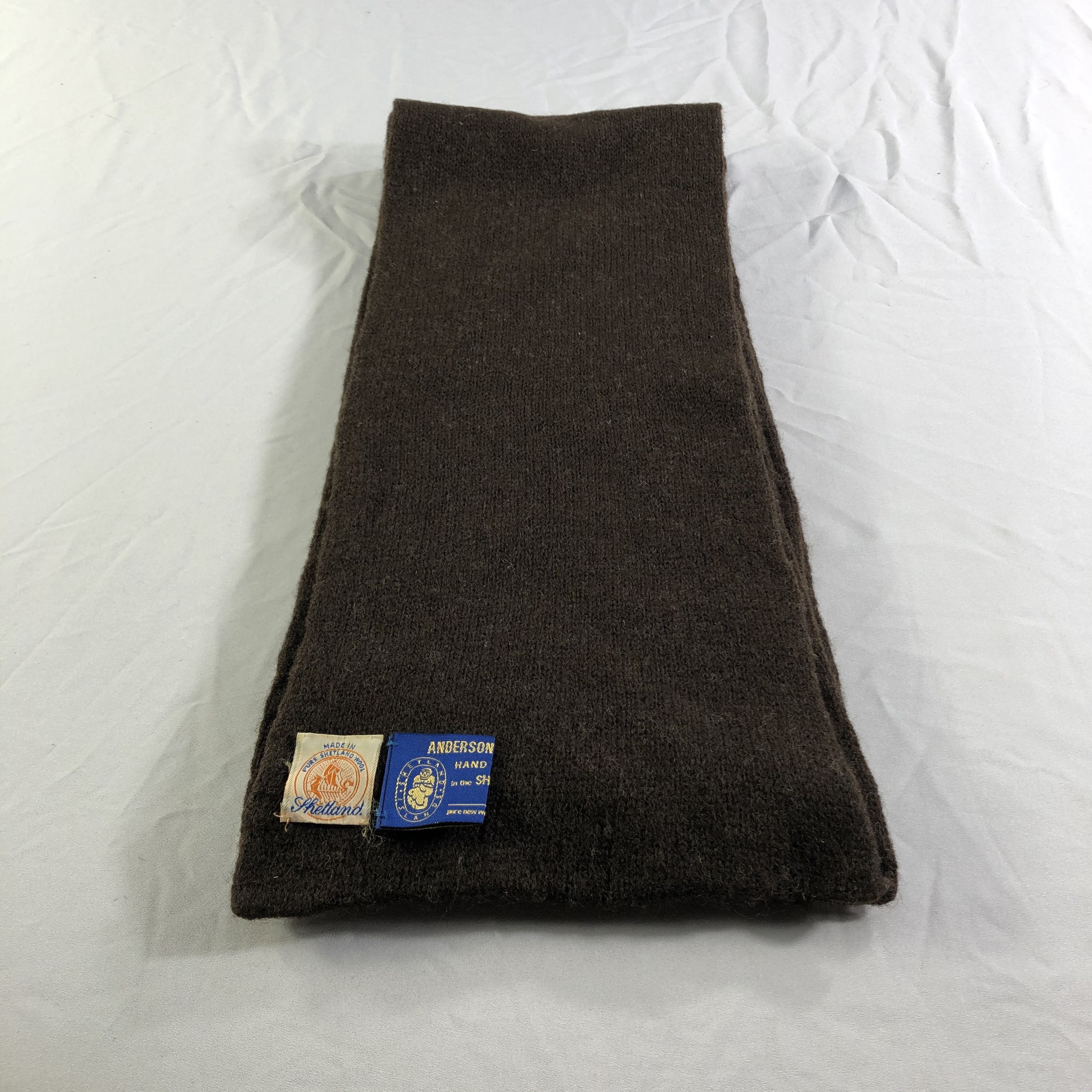 Andersons Andersons of Shetland Wool Scarf Muffler Neckwear V2568 Size ONE SIZE - 2 Thumbnail