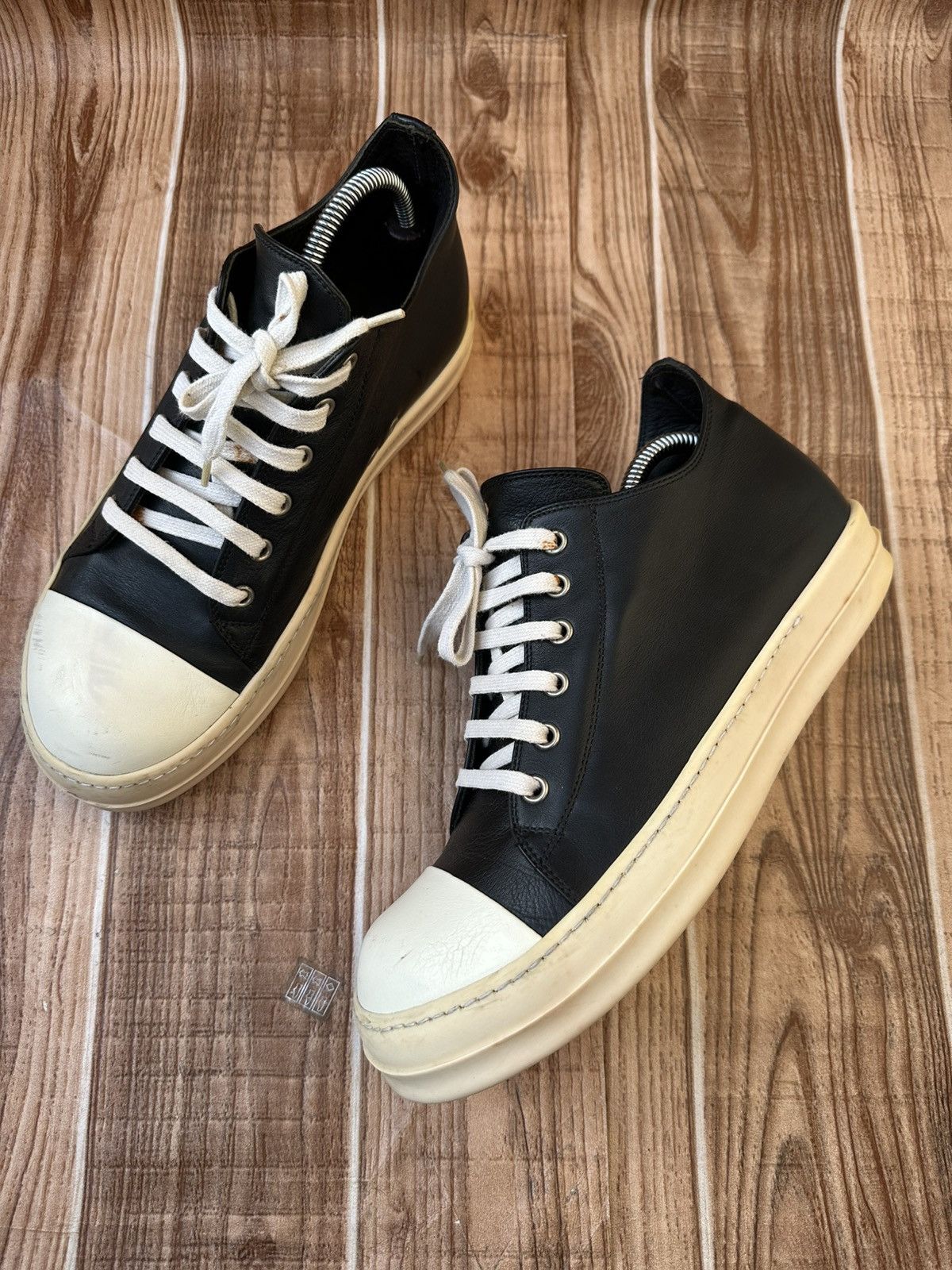 Rick Owens Rick Owens SS16 Leather Mainline Ramones Calf Leather Size US 8.5 / EU 41-42 - 12 Thumbnail