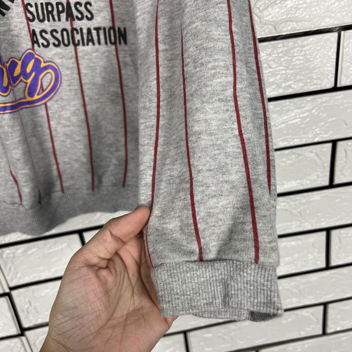 Japanese Brand USA CHAMPION SHIP SPORTS SCENE STRIPED SWEATSHIRT #3954-C180 Size US S / EU 44-46 / 1 - 8 Thumbnail