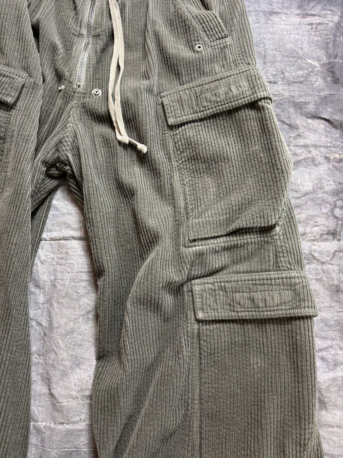 Rick Owens Rick Owens Drkshdw Corduroy Double Cargo Bela Pants Size US 32 / EU 48 - 4 Thumbnail