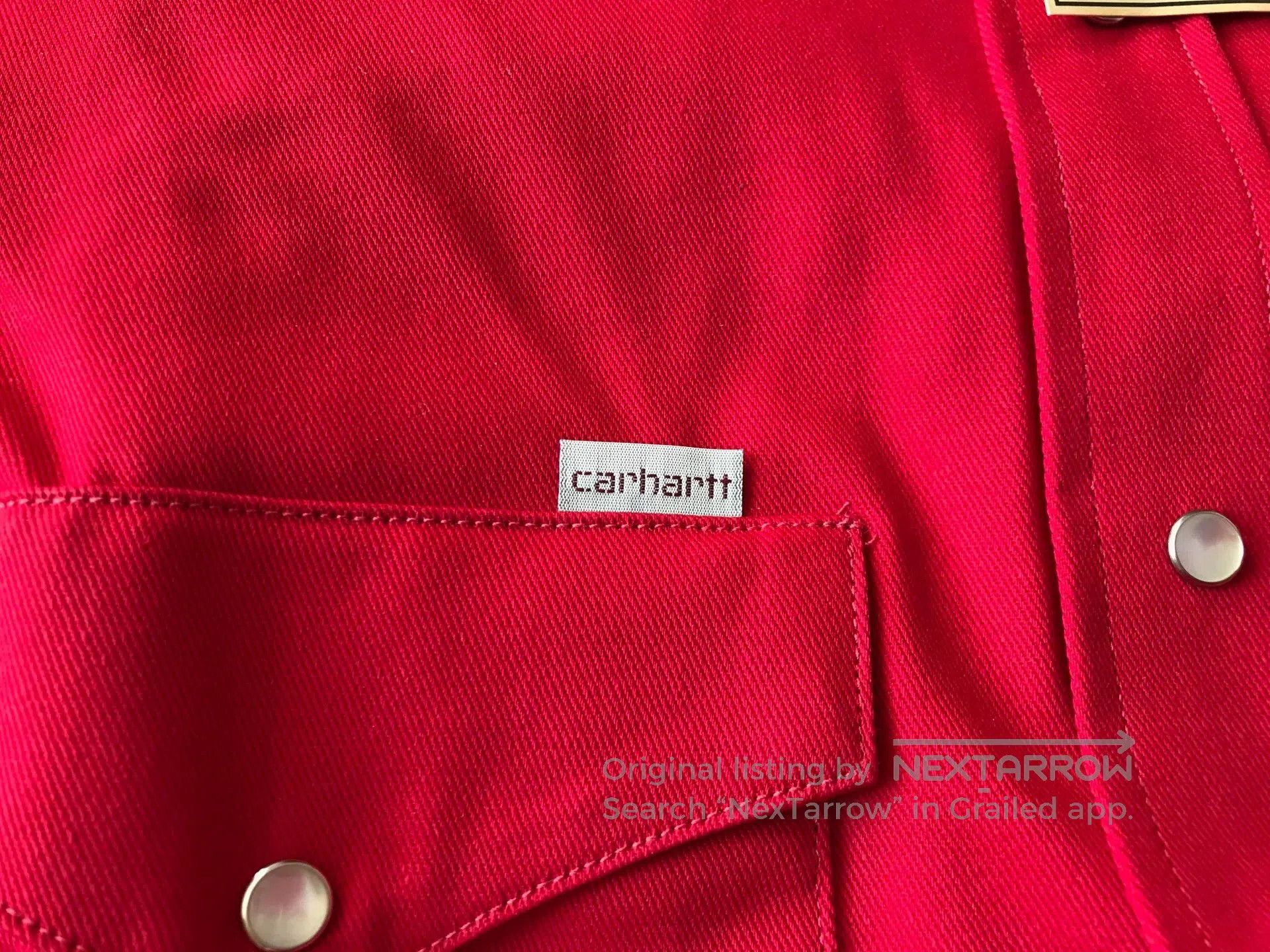 Carhartt 90s Carhartt SU000 Red Western Shirt. Size US M / EU 48-50 / 2 - 5 Thumbnail
