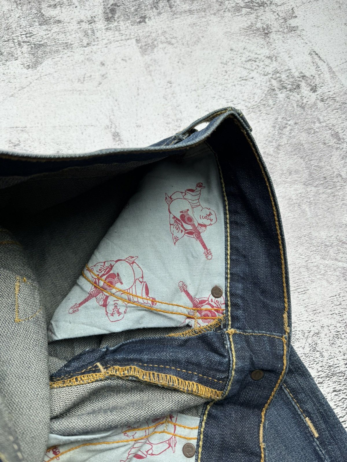 True Religion Vintage Distressed Y2K Avant Gard Rare True Religion Jeans Size US 29 - 12 Thumbnail