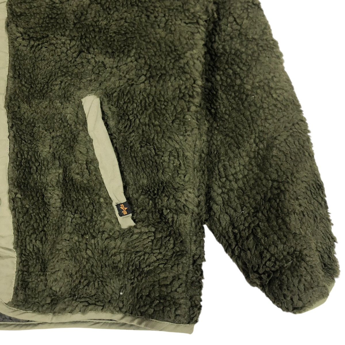 Alpha Industries Vintage Alpha Industries Fleece Sherpa Jacket For Kids Size US S / EU 44-46 / 1 - 5 Thumbnail