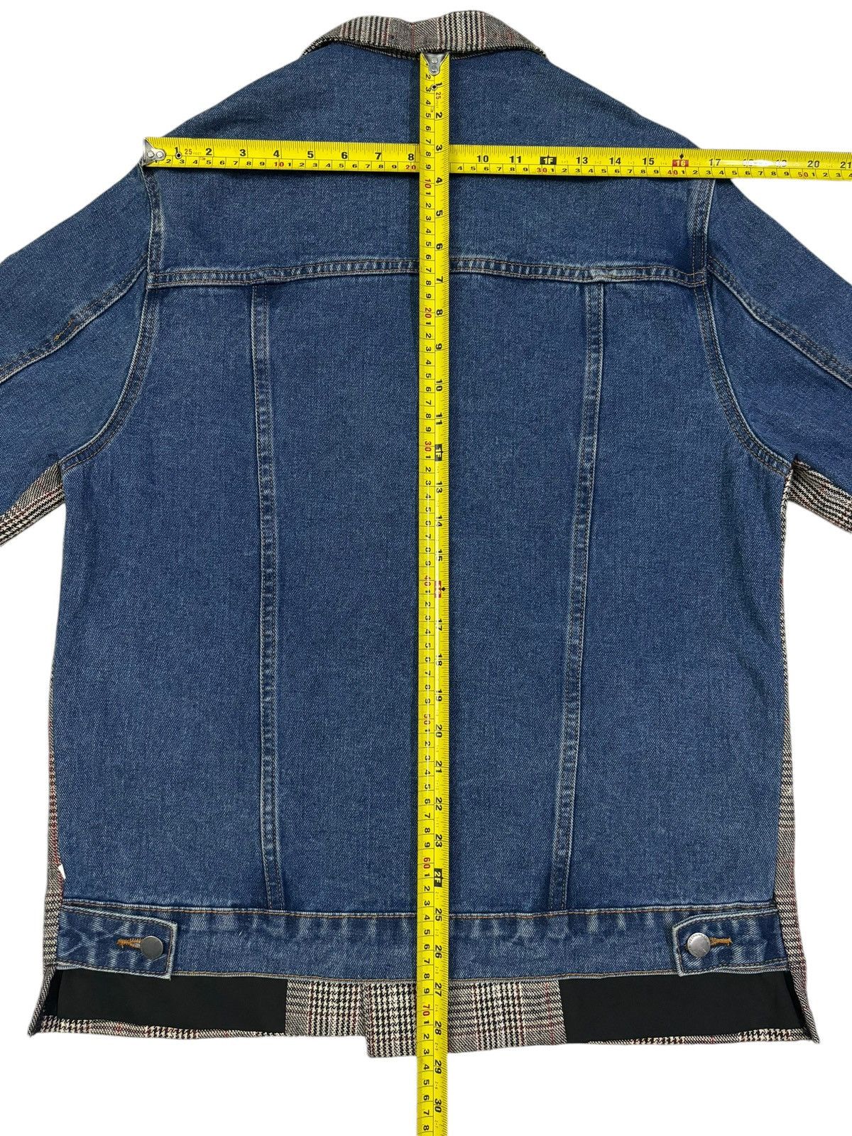 Japanese Brand Y2K Japanese Brand Hybrid Wool Blend-Denim Blazer Jacket Size US M / EU 48-50 / 2 - 17 Thumbnail