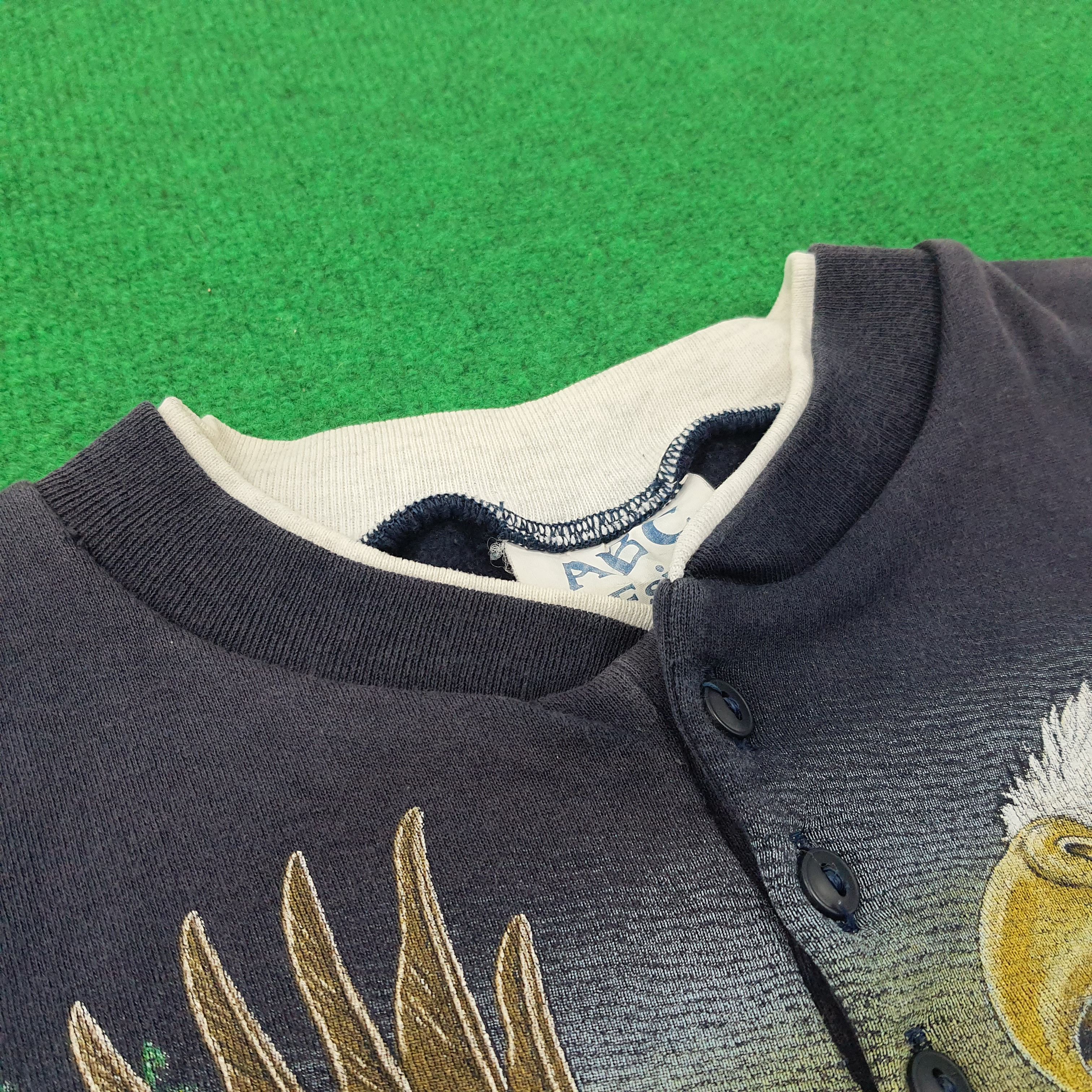 Vintage Vintage Eagle Art Design Button Sweatshirt Size US M / EU 48-50 / 2 - 4 Thumbnail