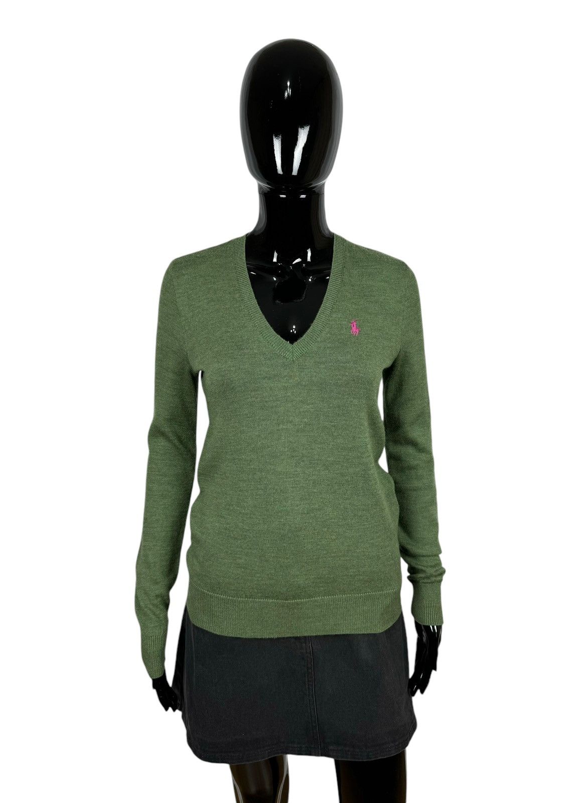 Ralph Lauren Sport Ralph Lauren Sport V-Neck Lana Wool Sweater size S Size S / US 4 / IT 40 - 1 Thumbnail