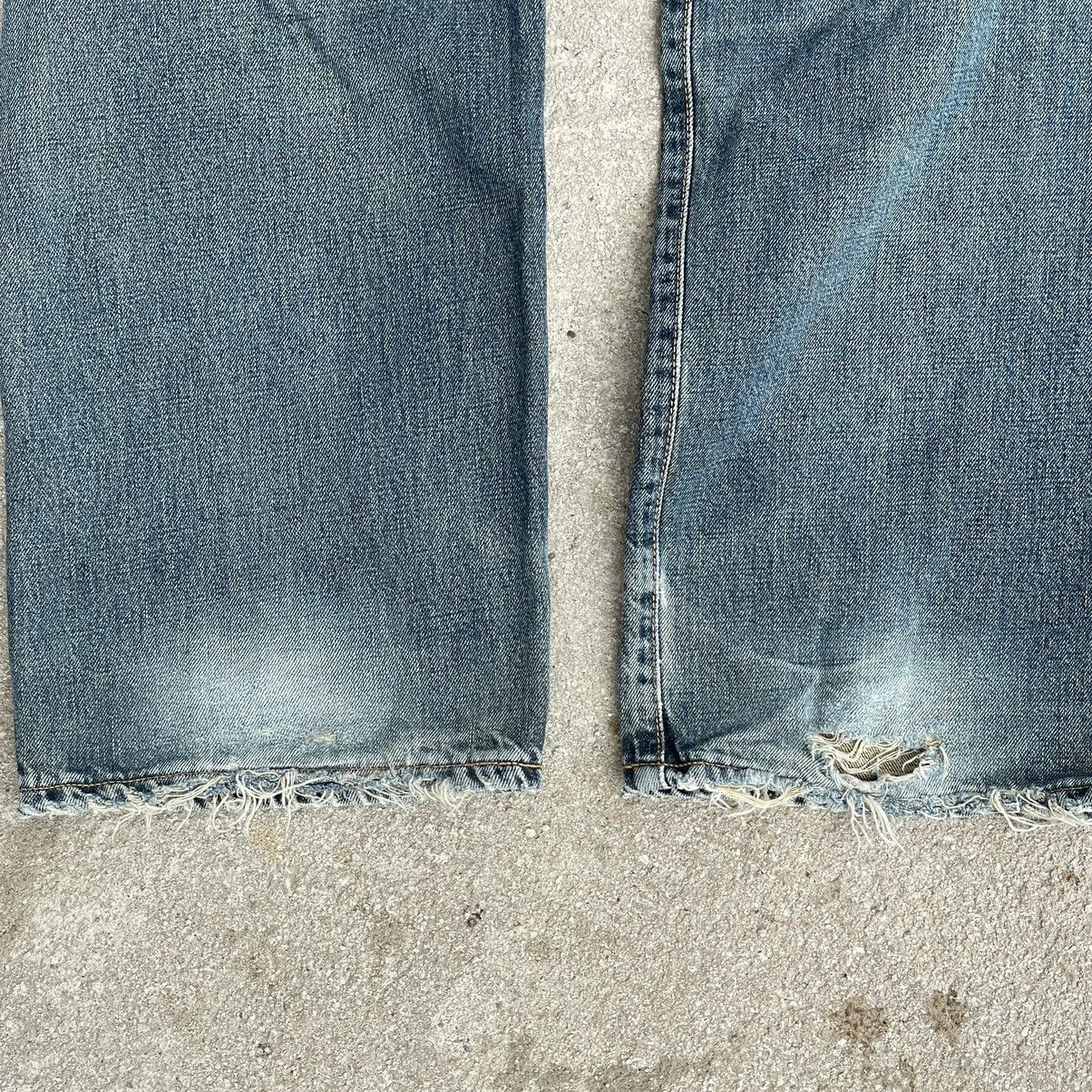 Edwin “EDWIN” 505 REDLINE SELVEDGE DISTRESSED DENIM Size US 34 / EU 50 - 7 Thumbnail