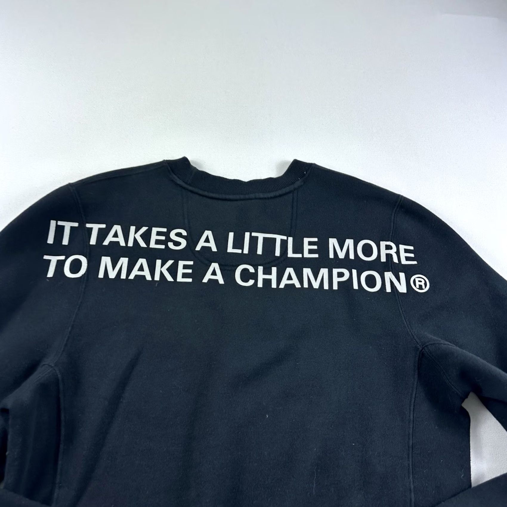 Champion Champion Shirt Mens S Black Crewneck Sweatshirt Takes Little More Make Size US S / EU 44-46 / 1 - 3 Thumbnail