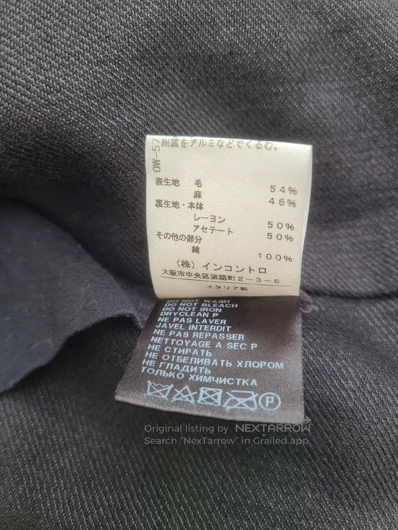 Ann Demeulemeester Ann Demeulemeester Men's Wool Blend Coat. Size US L / EU 52-54 / 3 - 7 Thumbnail