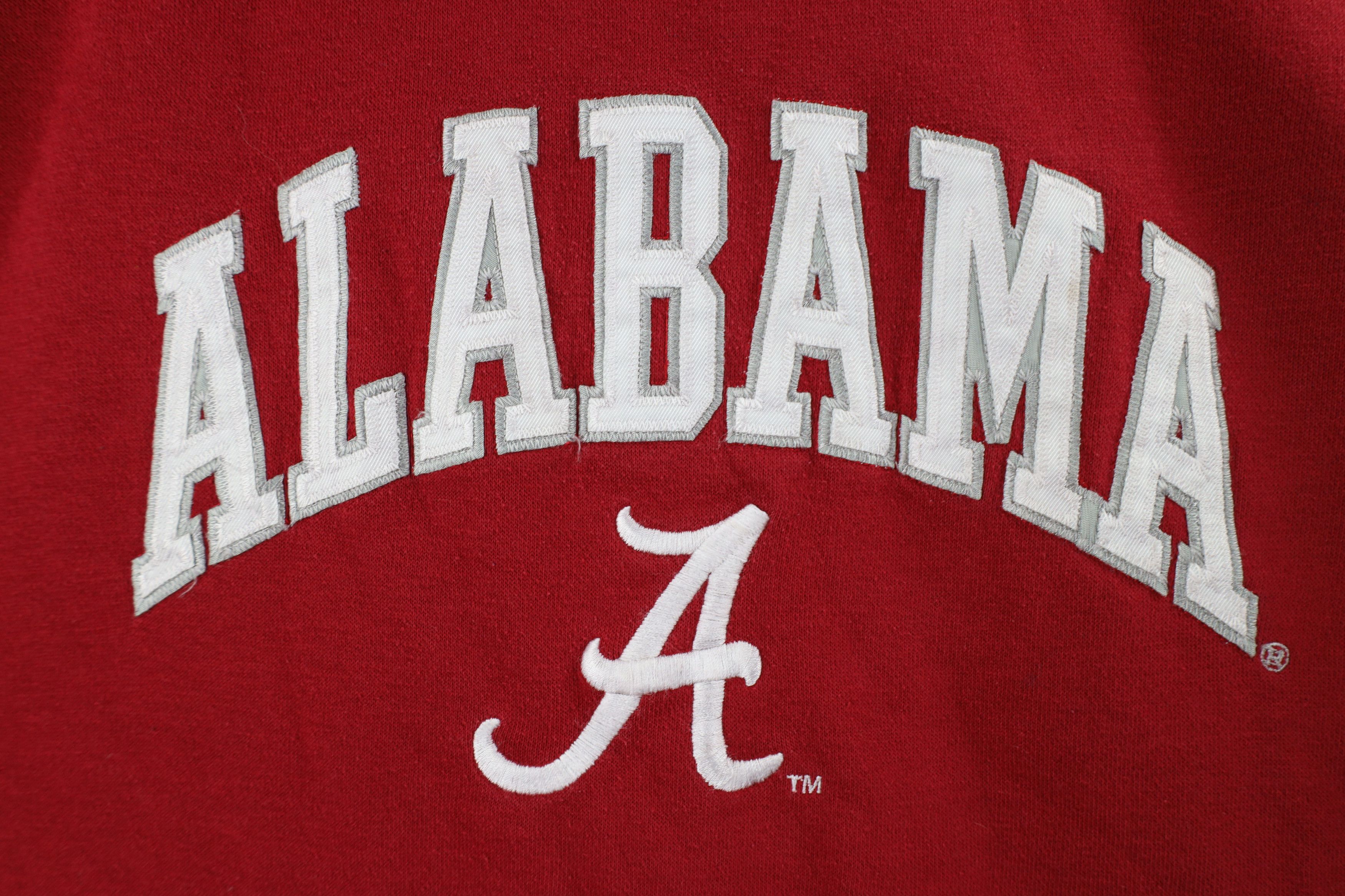 Vintage Vintage 90s Out University of Alabama Hoodie Sweatshirt Red Size US XL / EU 56 / 4 - 7 Thumbnail