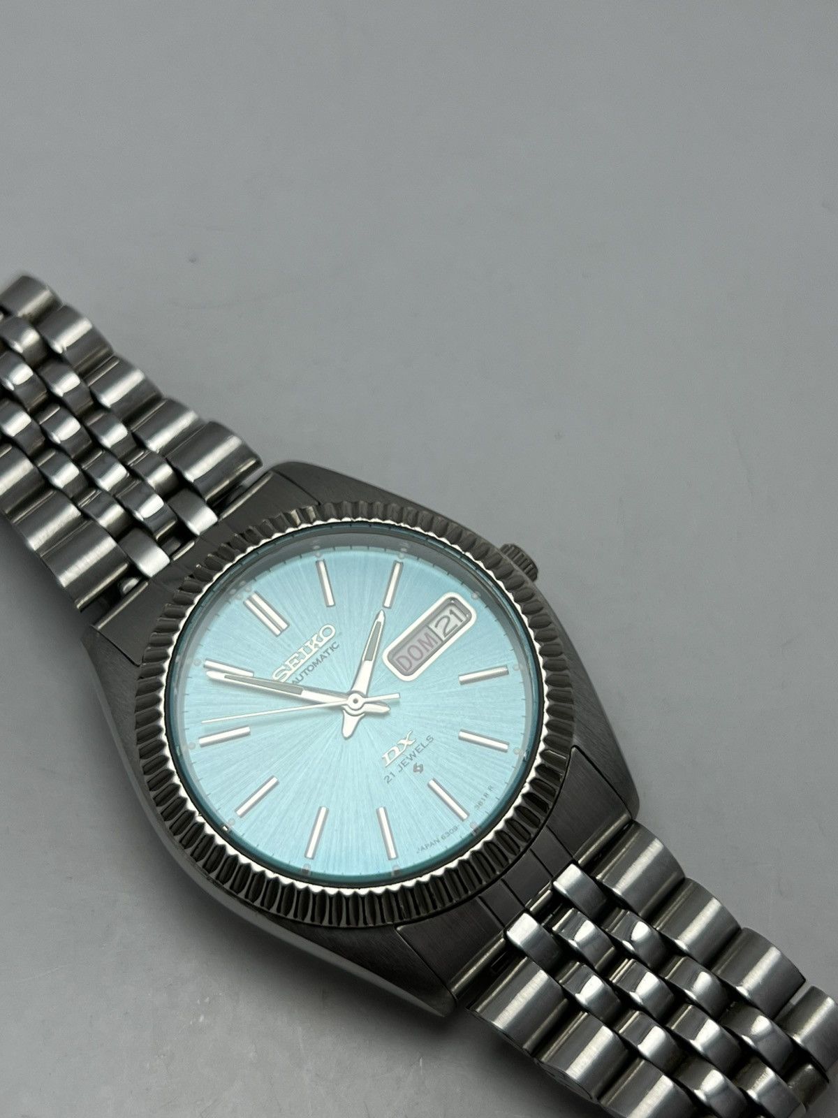 Seiko Seiko DX Automatic Watch Fluted Bezel Day/Date Made in Japan Size 36 - 13 Thumbnail
