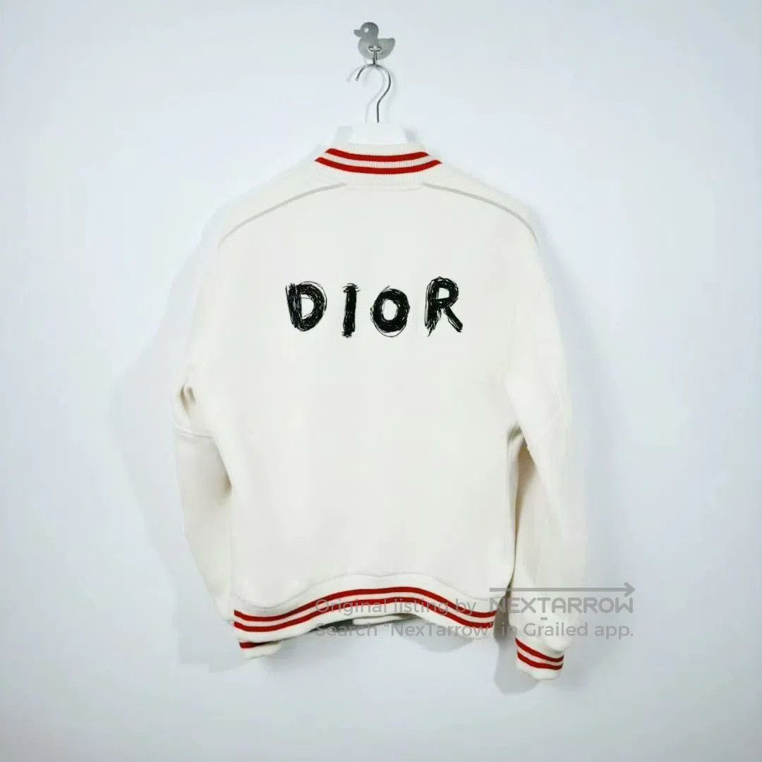 Dior dior dragon year logo wool baseball jacket. Size US XL / EU 56 / 4 - 2 Thumbnail