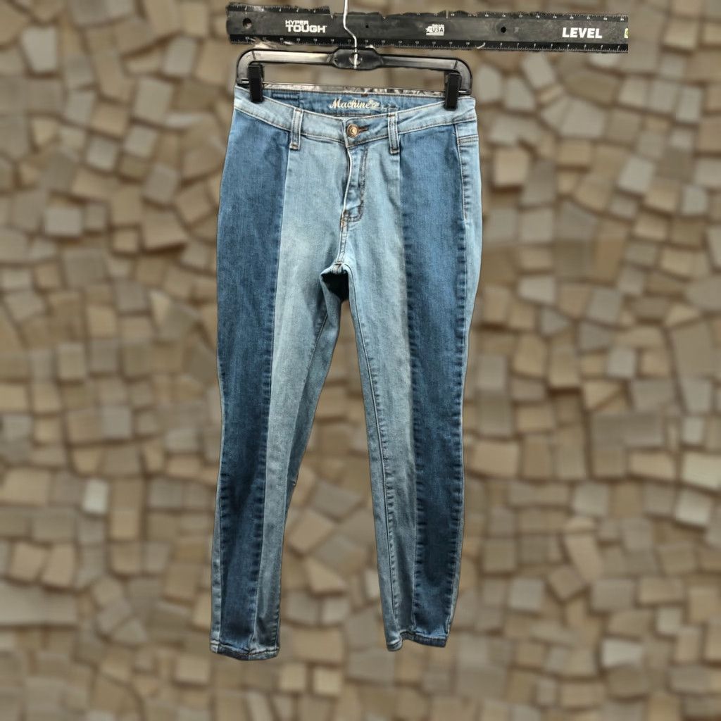 Toy Machine Machine Skinny Jeans Juniors Size 9 Medium Wash Blue 2 Tone Size 30" / US 8 / IT 44 - 1 Thumbnail