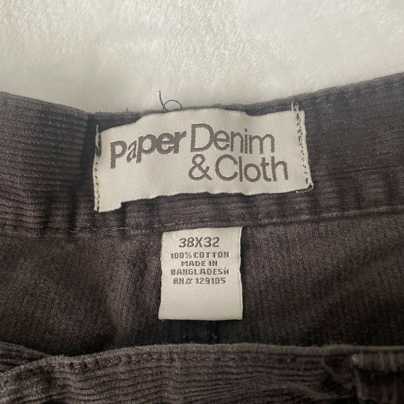 Paper Denim & Cloth paper denim & cloth brown corduroy pants Jeans 38x30 Cotton Size US 38 / EU 54 - 4 Thumbnail