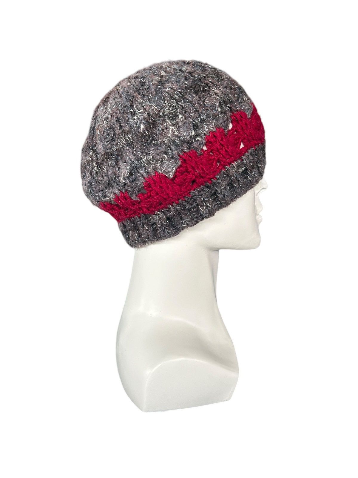 Japanese Brand × Kapital × Vintage Crochet Knitted handmade Beanie Hats Rare☠️☠️ Size ONE SIZE - 2 Thumbnail