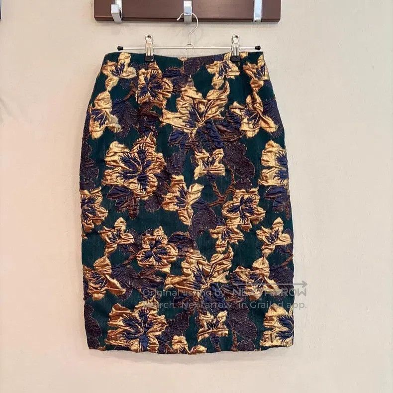 Dries Van Noten Dries Van Noten Color-block Midi Skirt Size 35" - 1 Thumbnail