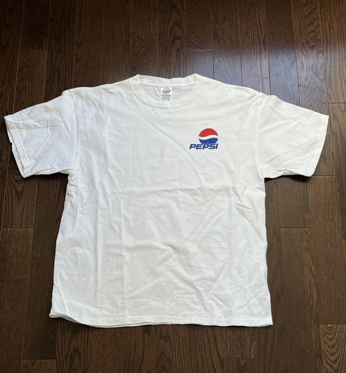 Pepsi × Vintage Vintage Classic Pepsi Logo T-Shirt Size XL USA 90s Size US XL / EU 56 / 4 - 1 Thumbnail