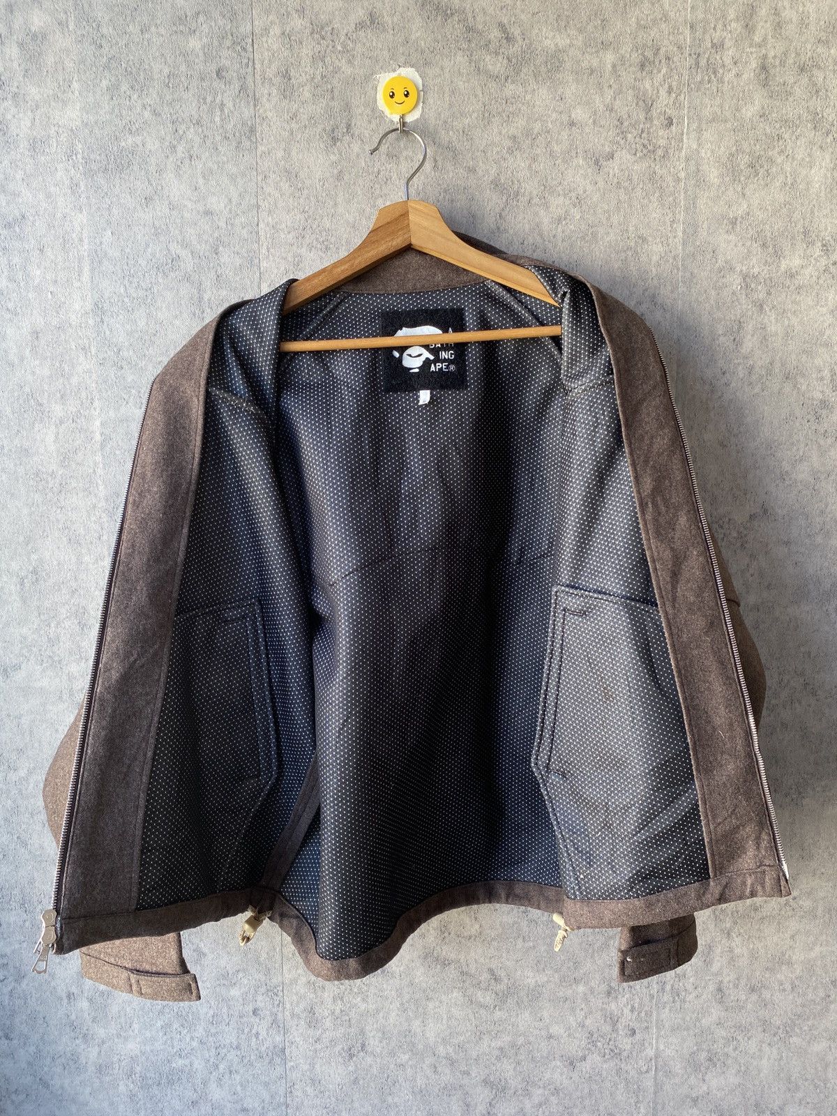 Bape Vintage 90s Gore Windstopper A Bathing Ape Wool Jacket Size US S / EU 44-46 / 1 - 14 Thumbnail