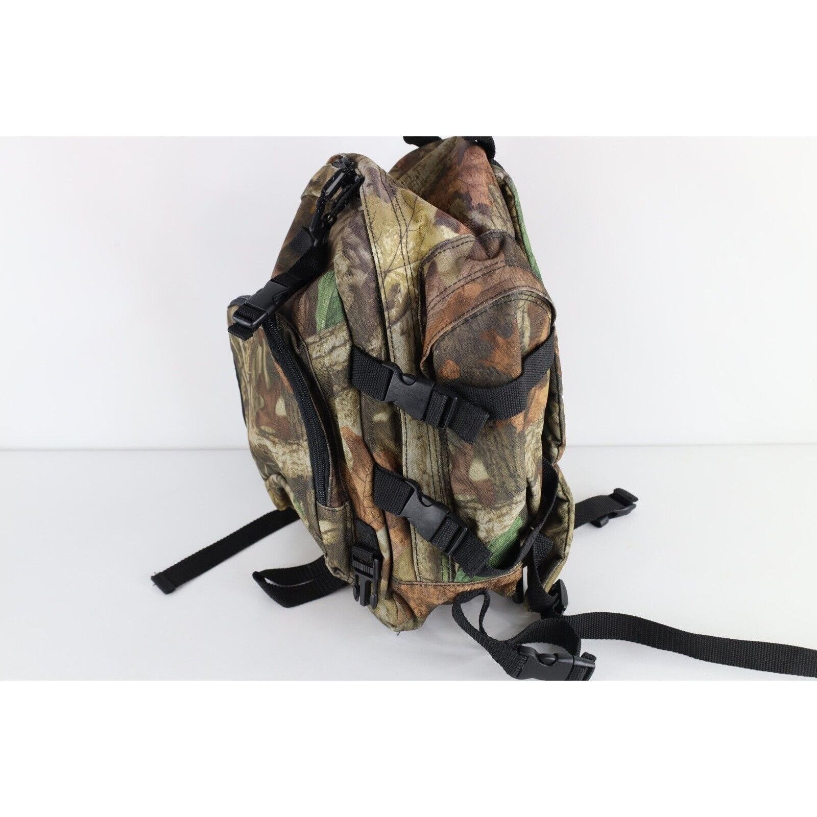 Vintage Vintage 90s Realtree Camouflage Hunting Mini Backpack Bag Size ONE SIZE - 4 Thumbnail