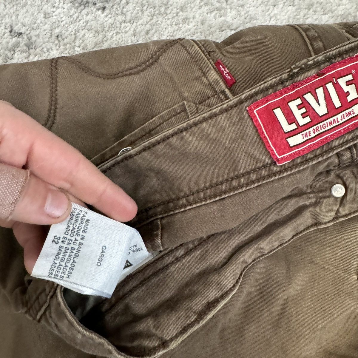 JNCO × Levi's × Vintage Vintage y2k Levi’s baggy wide leg cargo skater shorts Size US 32 / EU 48 - 4 Thumbnail