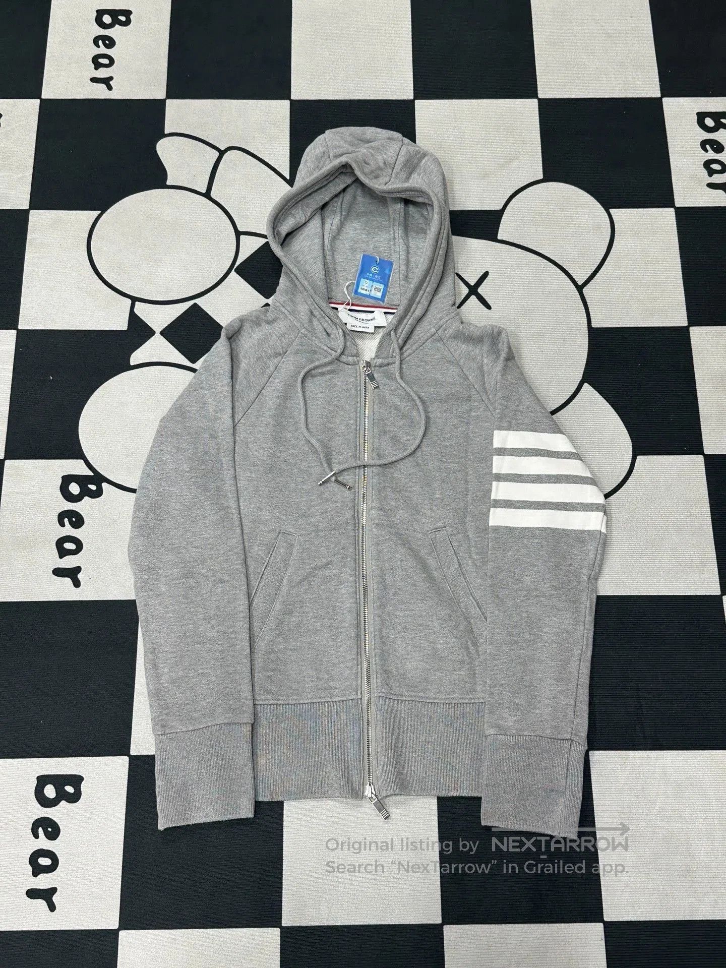 Thom Browne Thom Browne Gray Zip Hoodie. Size US M / EU 48-50 / 2 - 1 Thumbnail