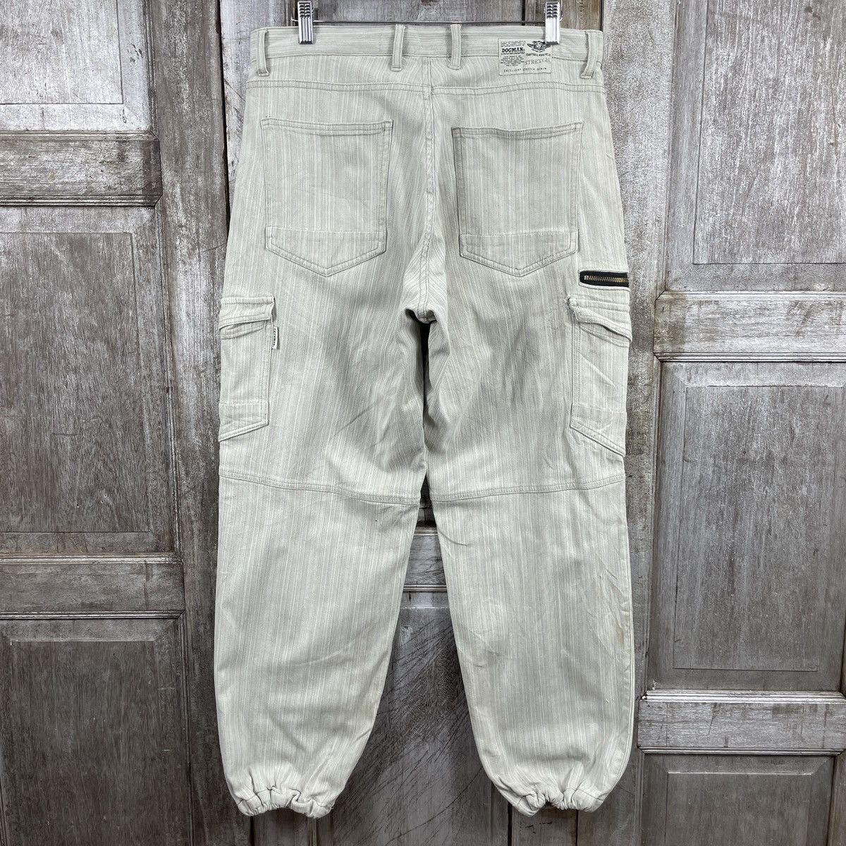 Japanese Brand × Vintage Vintage Dogman Traditional Work Wear Baggy Pants Size US 35 - 2 Thumbnail