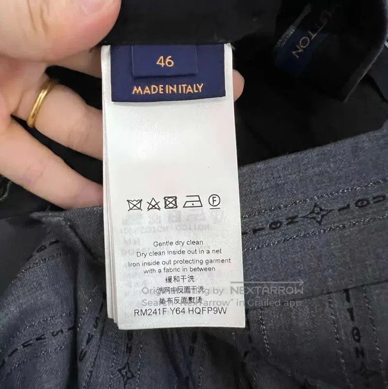Louis Vuitton Louis Vuitton Summer Gray Striped Casual Pants . Size US 32 / EU 48 - 5 Thumbnail