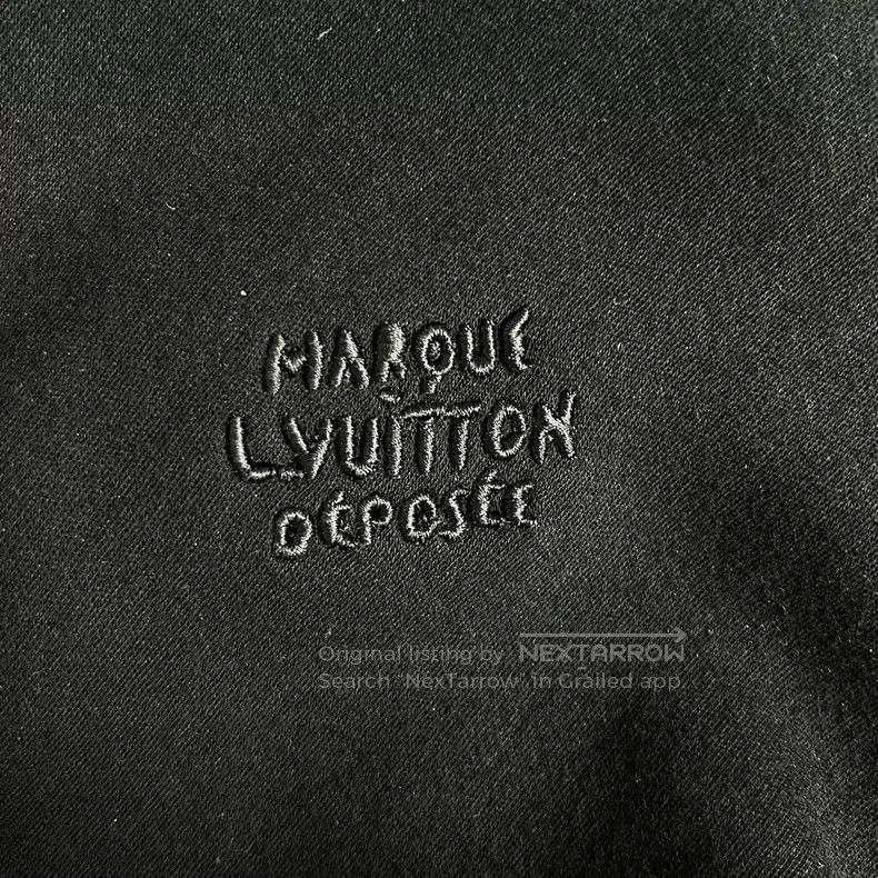 Louis Vuitton Louis Vuitton Black Faye Tung Pearl Zipper Jacket Size US L / EU 52-54 / 3 - 6 Thumbnail