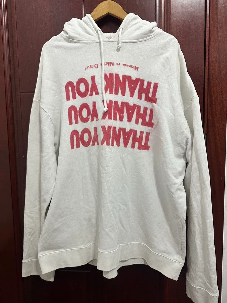 Raf Simons Raf Simons Hoodie with Red Graphic Design-2506 Size US XL / EU 56 / 4 - 1 Thumbnail