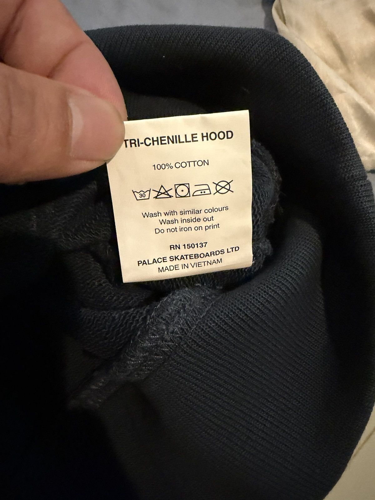 Palace Palace Tri Ferg Chenille Hoodie Navy Size US M / EU 48-50 / 2 - 7 Thumbnail