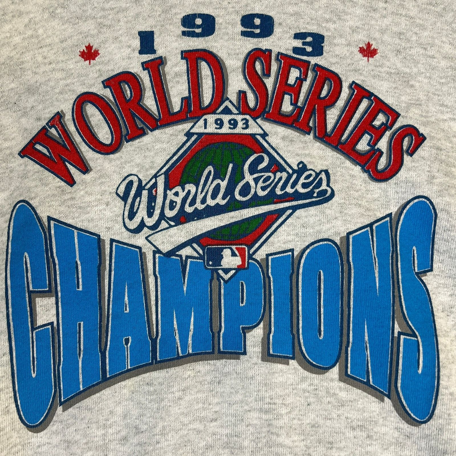 MLB Vintage 1993 Blue Jays World Series Champions MLB Hoodie Size US M / EU 48-50 / 2 - 4 Thumbnail