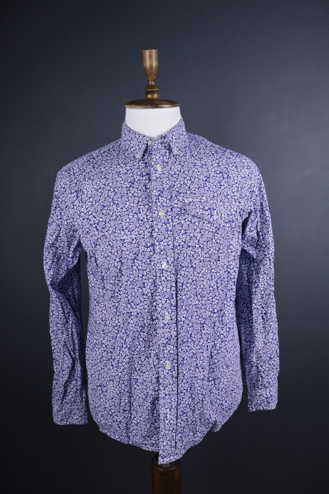 Carhartt Carhartt Blue Floral Button Down Howdy Shirt Size L Size US L / EU 52-54 / 3 - 1 Thumbnail