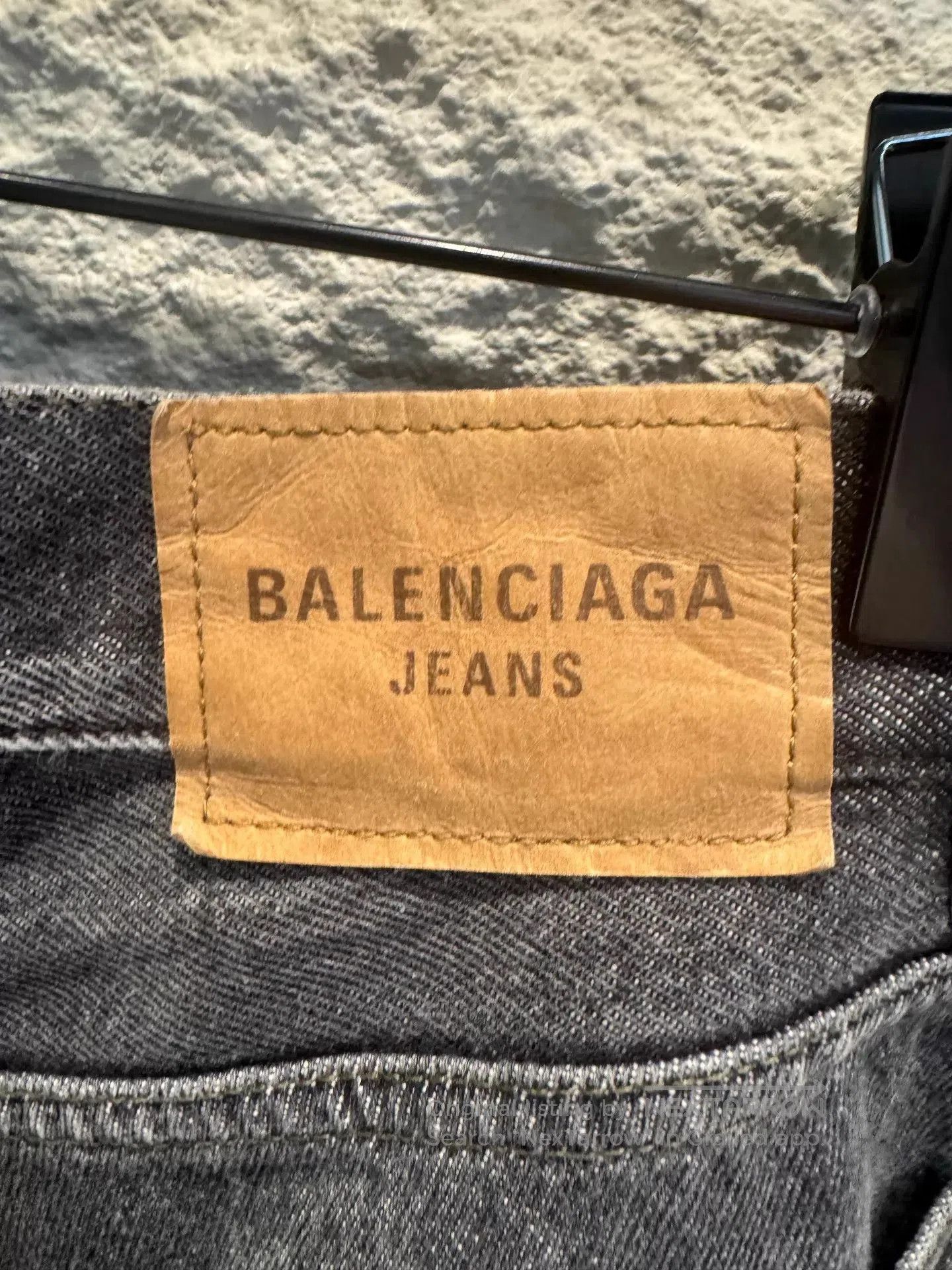 Balenciaga Black Denim Jeans . Size US 30 / EU 46 - 4 Thumbnail