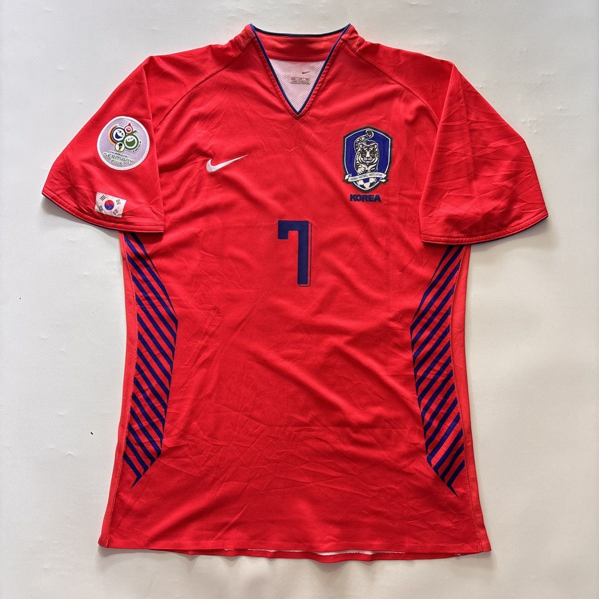 Nike × Vintage Nike x South Korea #21 Ji-Sung Park WC 2002 Home