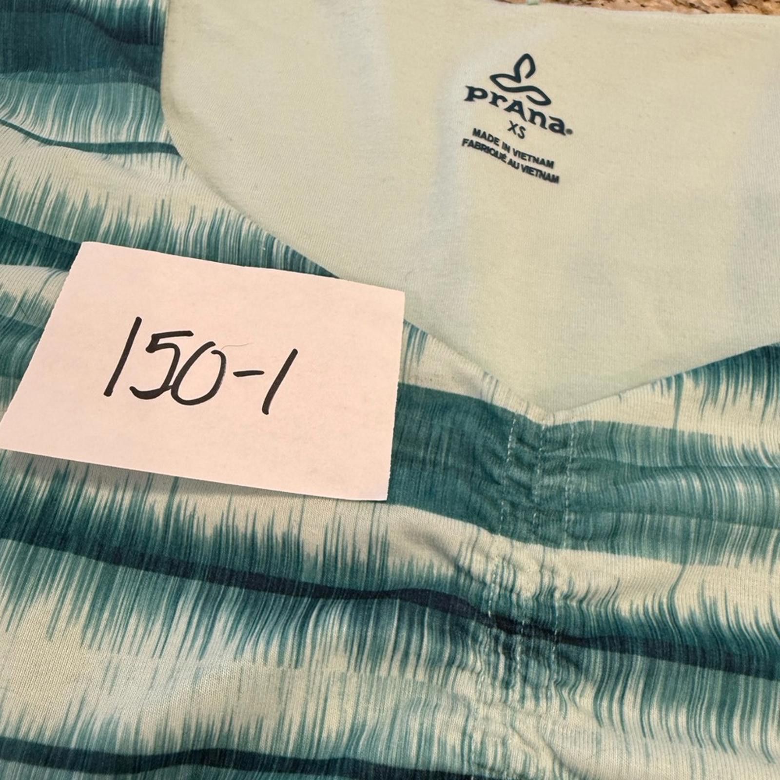 Prana Prana tie dyed stripe sleeveless midi dress green white XS Size XS / US 0-2 / IT 36-38 - 12 Thumbnail