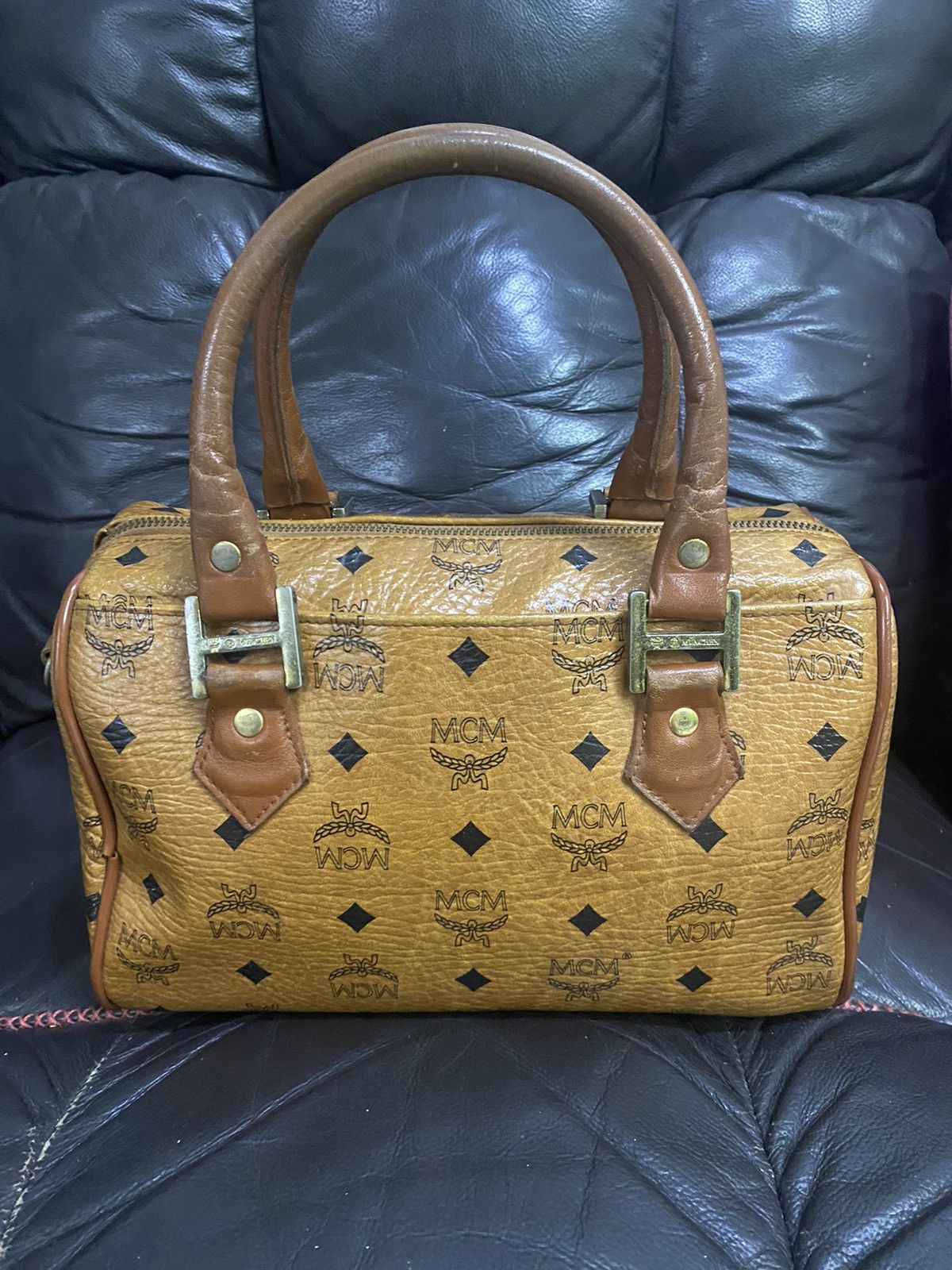 Mcm Boston Bag Mcm Speedy 30 Authentic Vintage MCM Speedy 30 Handbag