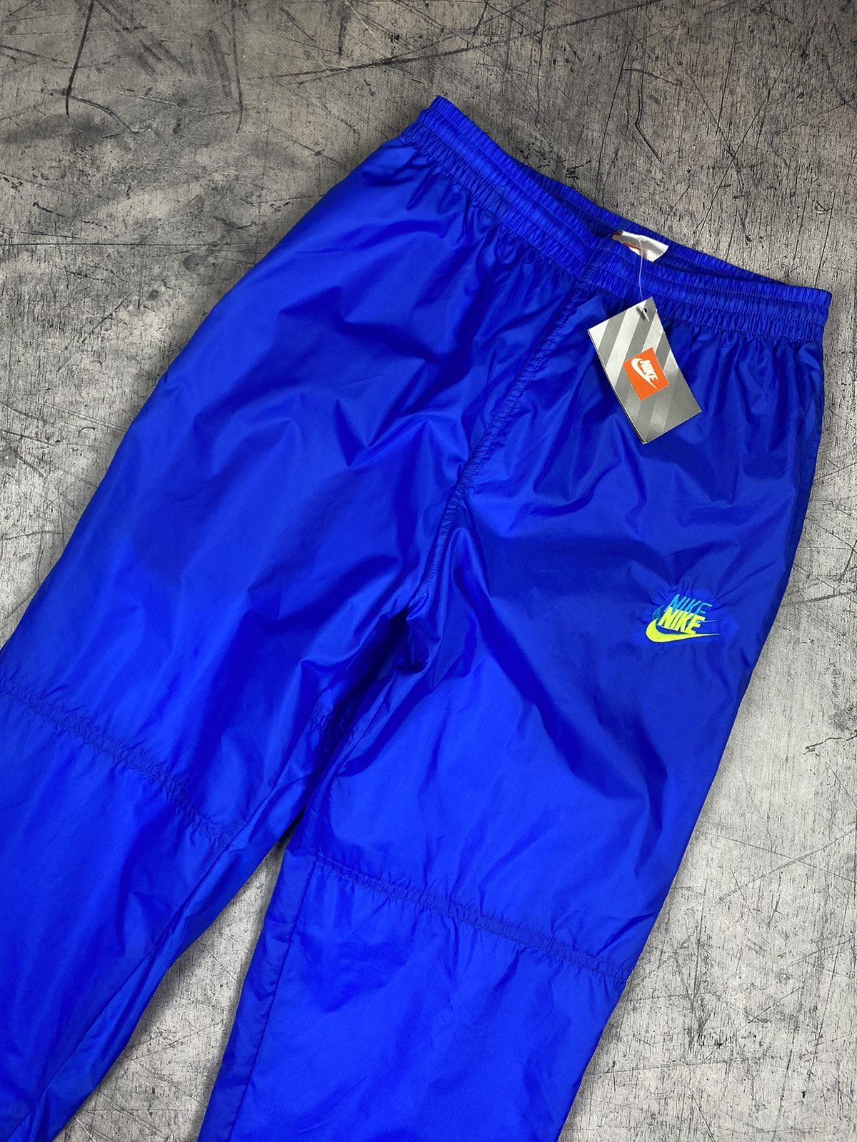 Nike DEADSTOCK Vintage 80s Nike Nylon Double Swoosh Drill Pants Size US 30 / EU 46 - 3 Thumbnail