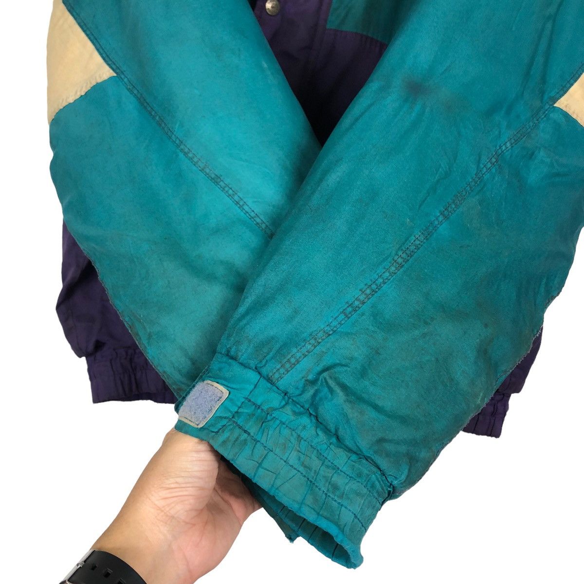 Japanese Brand 🔥Multi Colour Biker Jacket Sohshin Parachute Cargo Pockets Size US L / EU 52-54 / 3 - 16 Thumbnail