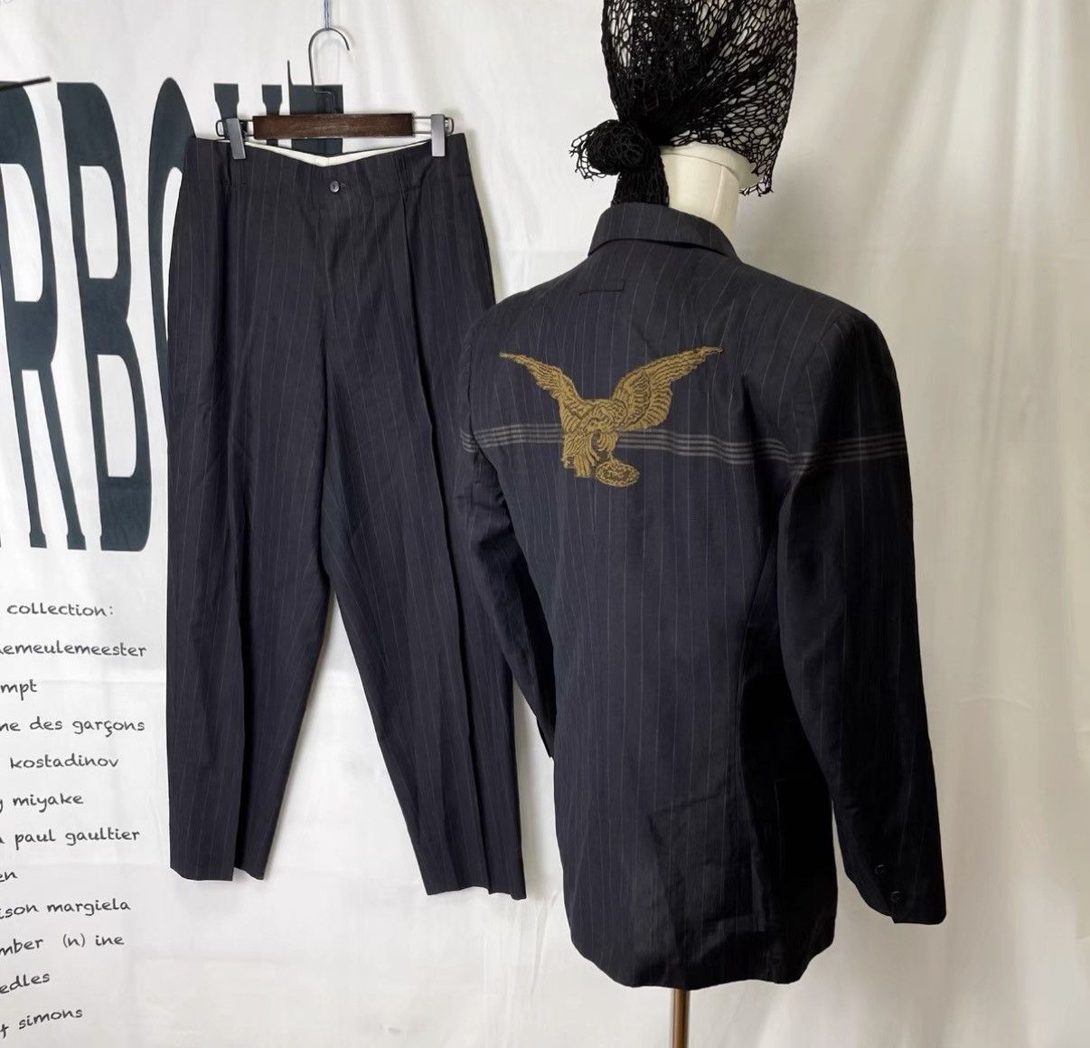 Jean Paul Gaultier Jean Paul Gaultier 98AW Striped Tailored Trousers J29 Size US 34 / EU 50 - 7 Thumbnail