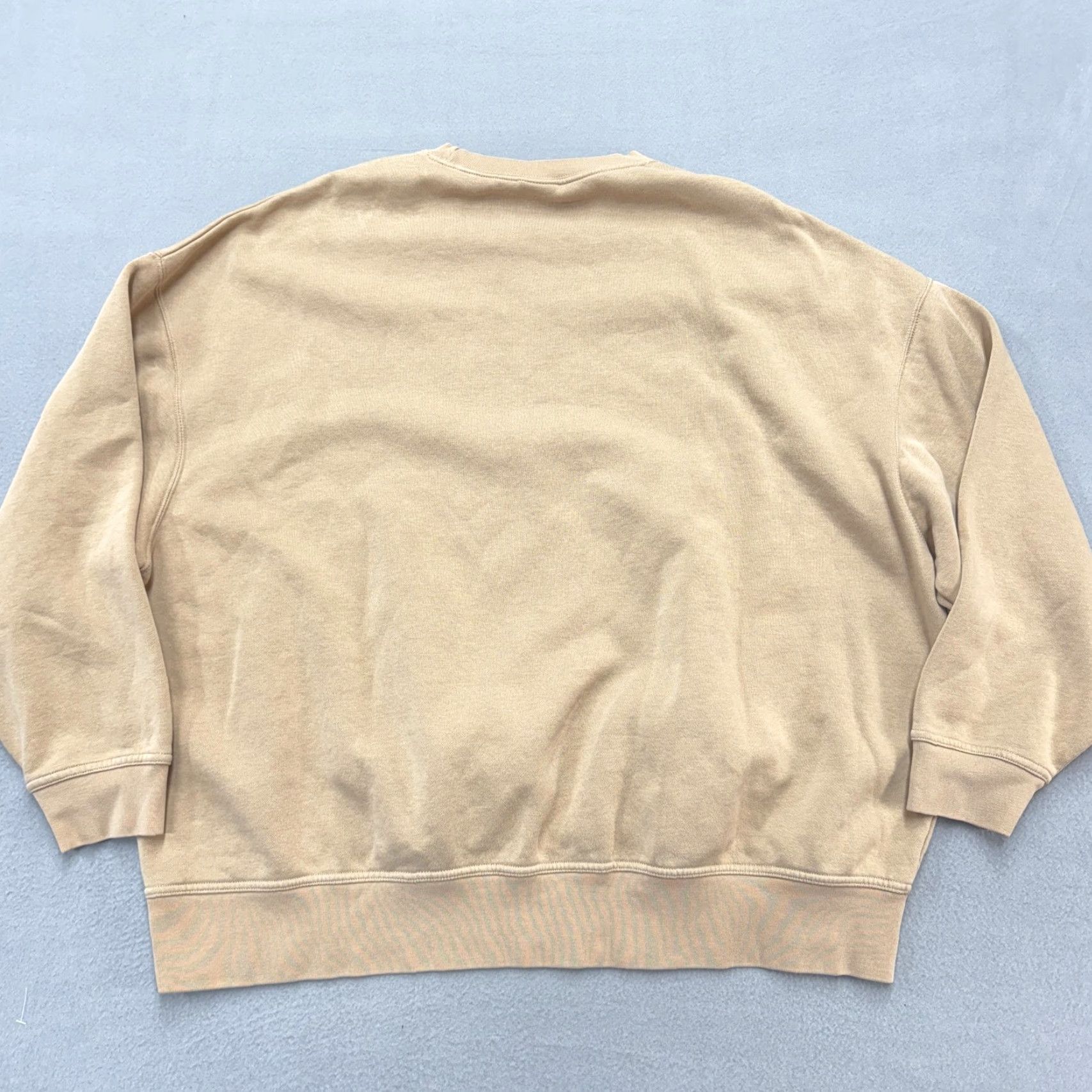 Nike Nike Sweatshirt Mens M Beige Fleece Pullover Crewneck Logo Swoosh Basic Size US M / EU 48-50 / 2 - 4 Thumbnail