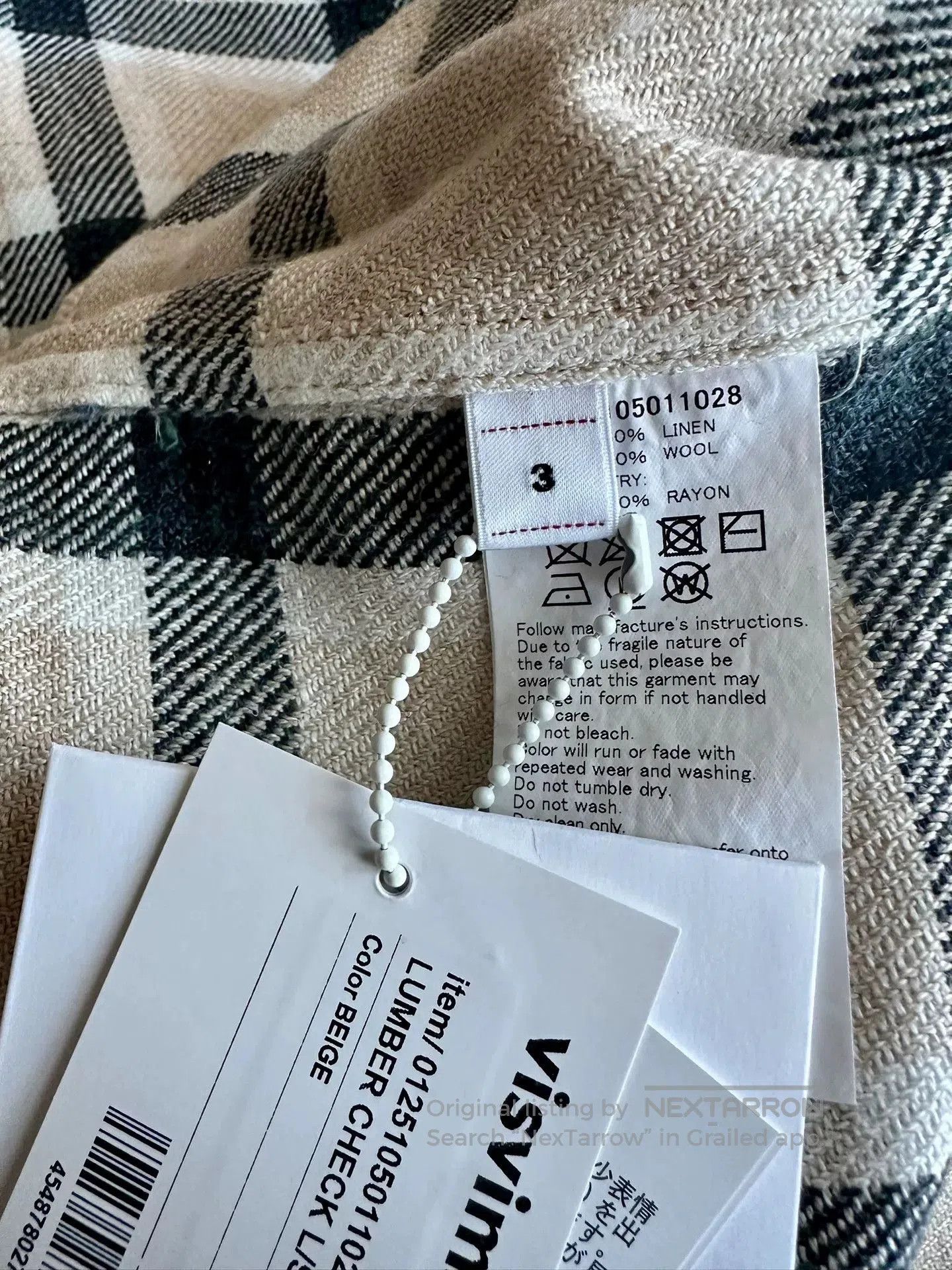 Visvim VISVIM LUMBER CHECK L/S Shirt. Size US L / EU 52-54 / 3 - 4 Thumbnail