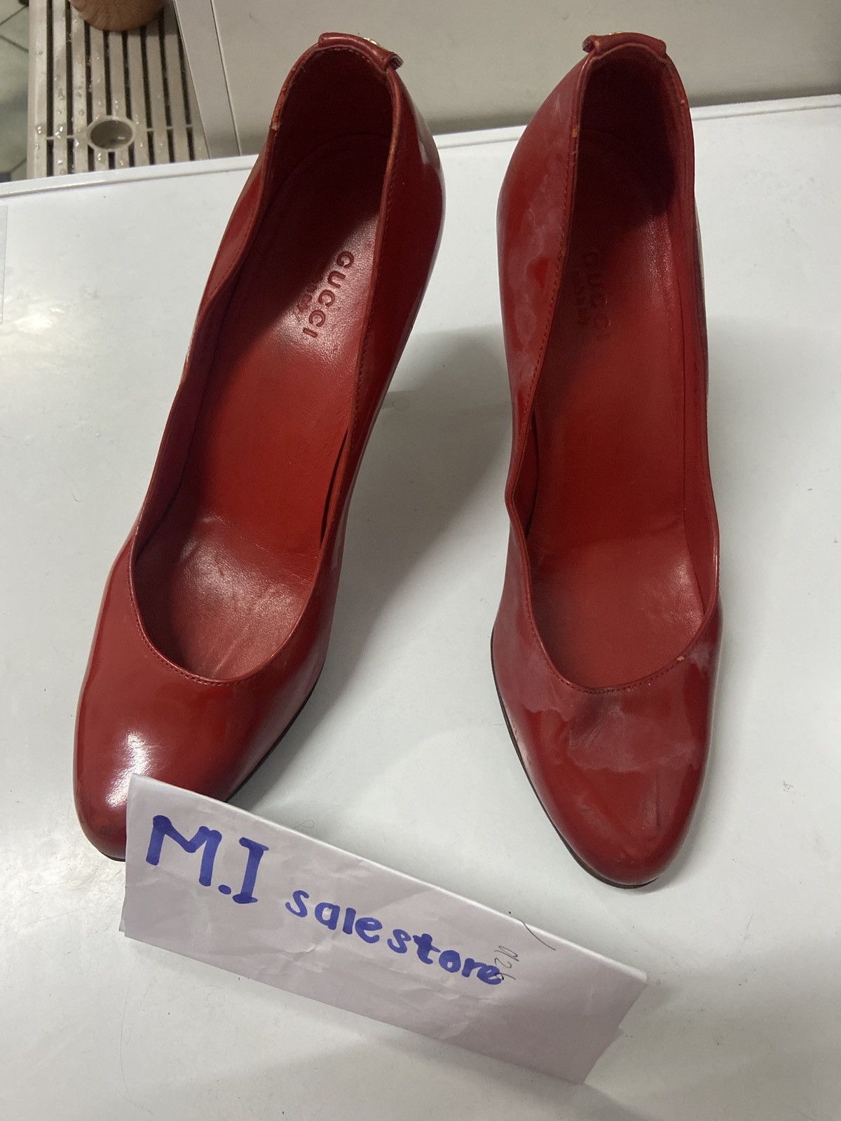 Gucci AUTHENTIC GUCCI HEELS REDCHERRY Size US 8 / IT 38 - 9 Thumbnail