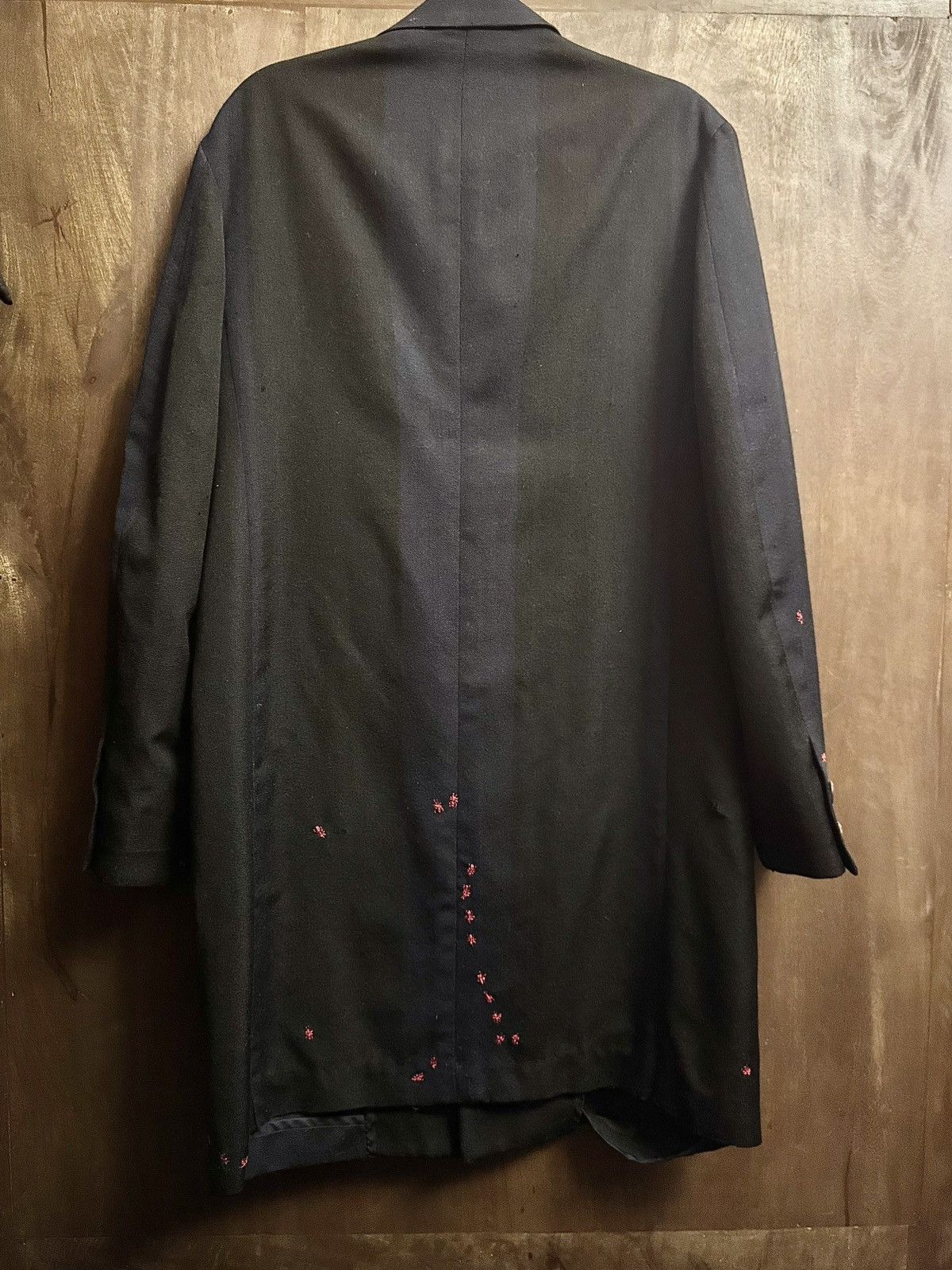 Yohji Yamamoto yohji yamamoto vintage wool embroidered coat 2jp men Size US S / EU 44-46 / 1 - 6 Thumbnail