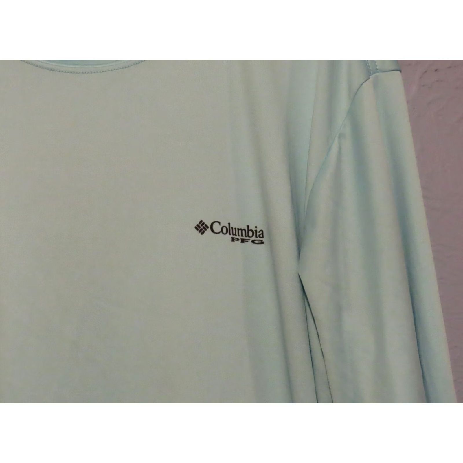 Vintage Columbia PFG Omni-Shade Long Sleeve Shirt Mens L Green Crew Neck Logo All Seasons Breathable Moisture Wicking Shirt Size US L / EU 52-54 / 3 - 2 Thumbnail