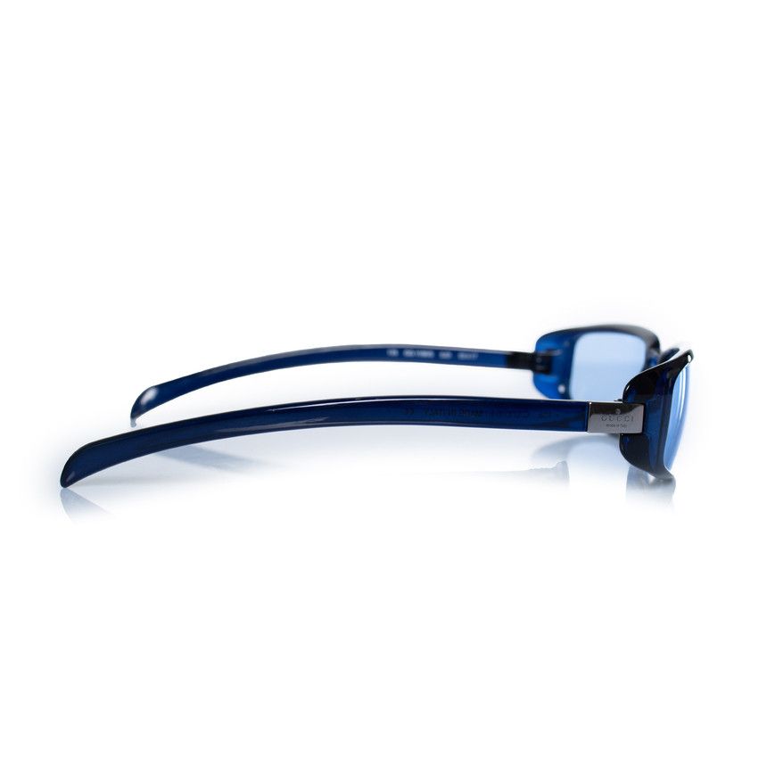 Gucci Gucci, blue vintage GG1188-S sunglasses Size ONE SIZE - 4 Thumbnail